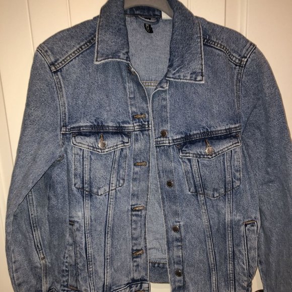 H&M Denim Jacket Divided  Sz XS - Picture 1 of 4